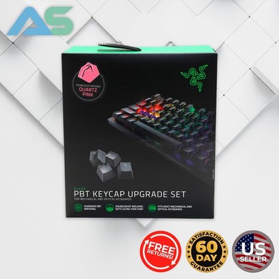 Razer Doubleshot PBT Keycap Upgrade Set for Mechanical & Optical Keyboards -Pink
