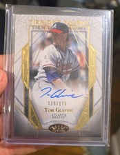 2022 Topps Tier One - Tier One Talent Autographs Tom Glavine #T1TA-TG /175 (AU)