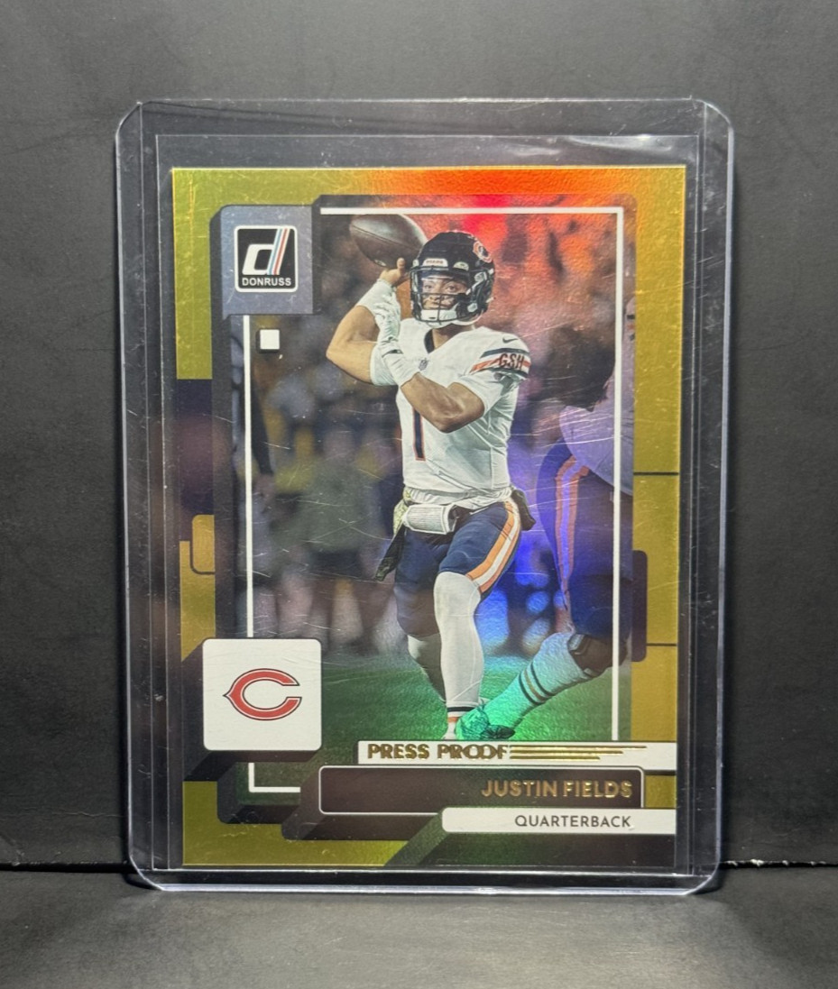 2022 Panini Donruss - Justin Fields #79 Press Proof Premium