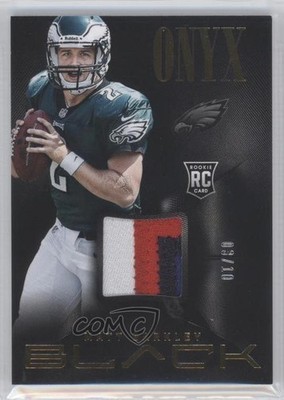 2013 Panini Black Onyx Rookie Materials Prime 3/10 Matt Barkley #26 RC 0b0