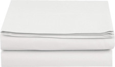 1500 Thread Count Egyptian Cotton King Flat Sheet - White