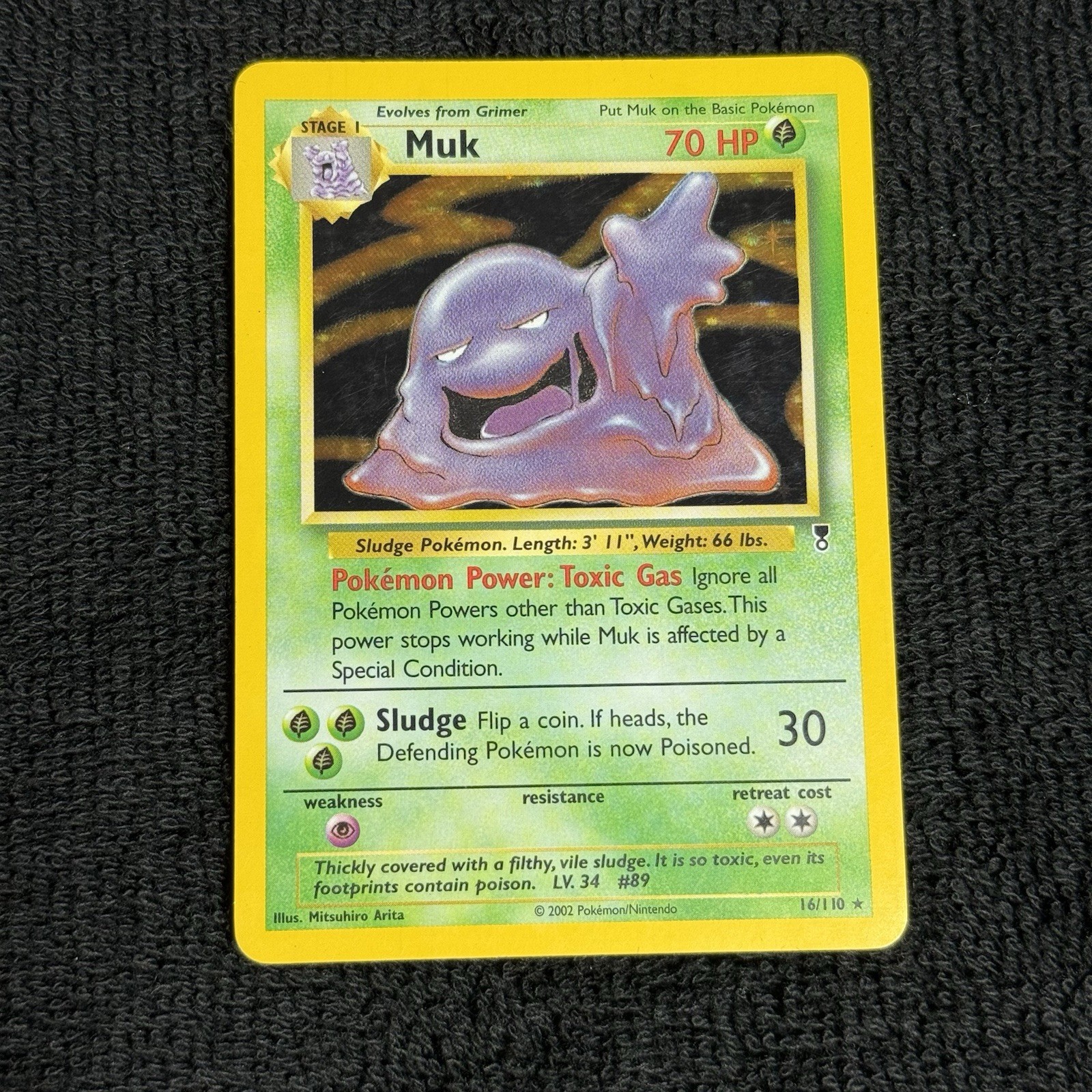 Muk - 16/110 - Pokemon Legendary Collection Holo Rare Card LP