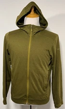 Arcteryx Dallen Tech Fleece Hoodie Men's Size small Green Full Zip Hiking good