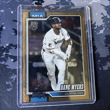 2026 Topps Series 1 Dane Myers #279 Gold sparkle  Topps celebration  /50 Marlins