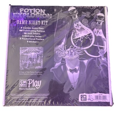 Potion Explosion Game Night Kit - Promo Game Mats, Skill Tokens, Potions