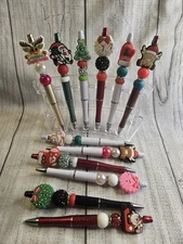 Christmas Beaded Pens