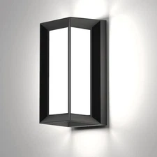 Porch Lights Outdoor Wall Sconce, 24W 2400LM 5000K Modern LED Porch & Patio L...