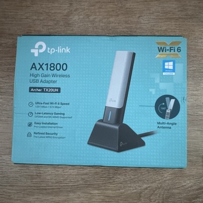 TP-Link AX1800 WiFi 6 USB Adapter for Desktop PC (Archer TX21UH) Wireless Networ