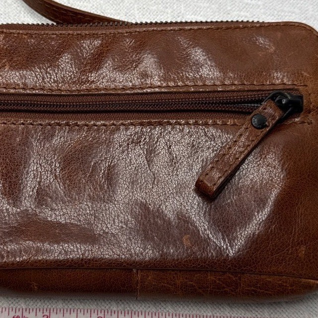 Brown Leather Crossbody Bag Small Purse Pocketbook Lightweight Shoulder Bag