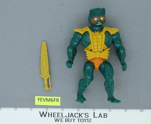 Mer-Man 100% Complete He-Man Masters of the Universe MOTU 1982 Mattel Vintage