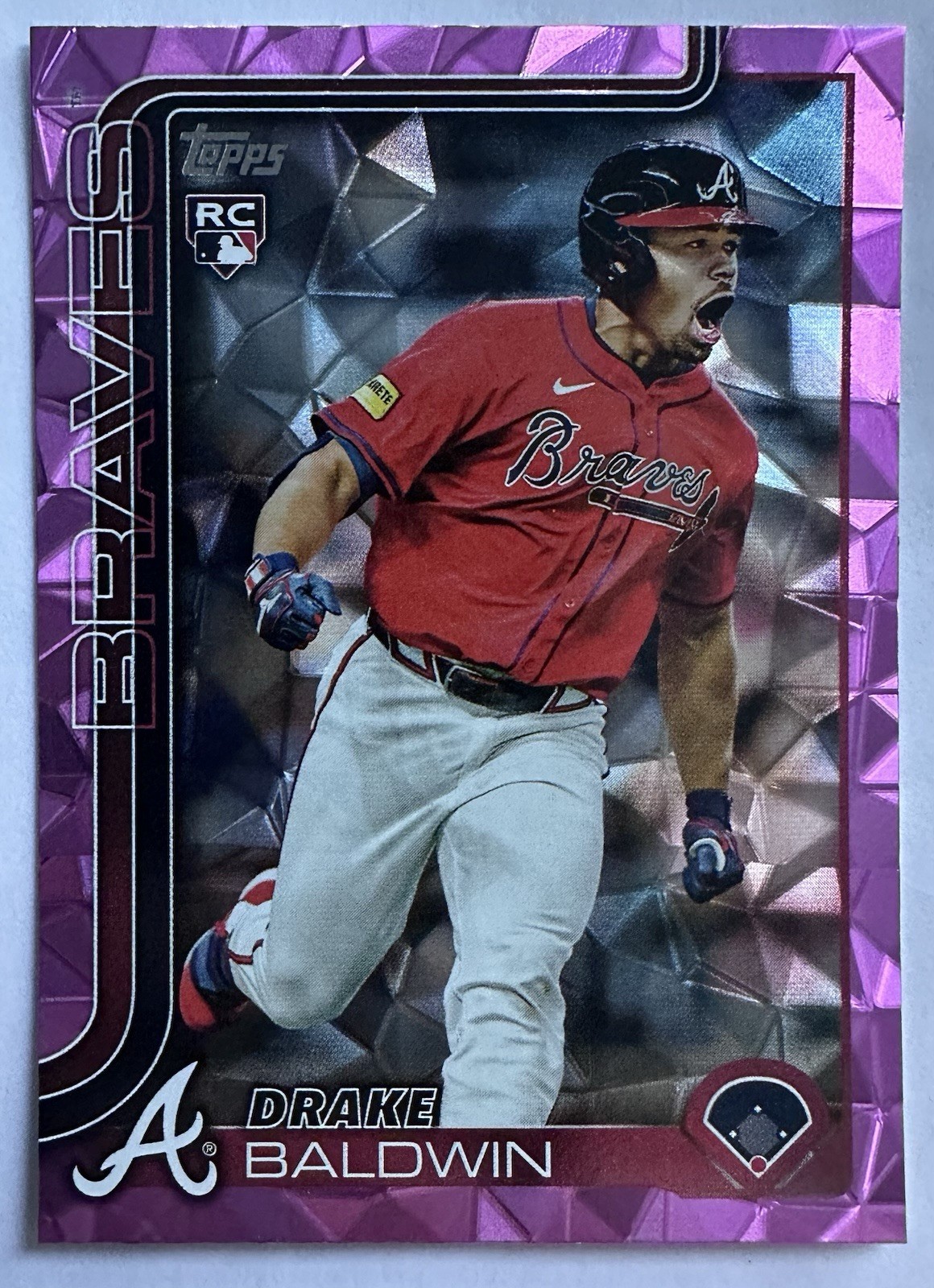 2025 Topps Update Drake Baldwin RC Rookie Pink Diamante Foil #US87