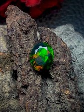10x8x5MM Oval Opal- Black Ethiopian Fire opal...