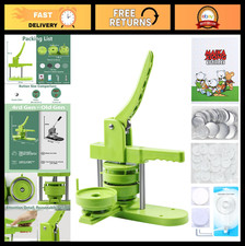 DIY 3" Button Maker Machine Kit - Press, 100pcs Parts, Circle Cutter  Magic Boo