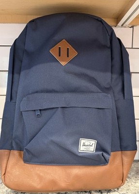 Herschel Supply Co. Heritage Backpack, 21.5 L Navy With Red Striped Lining