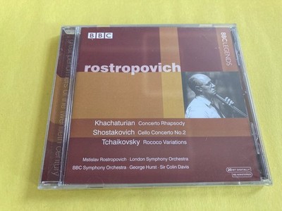 Rostropovich Khachaturian Shostakovich Tchaikovsky Cello CD Concerto NEW