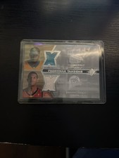 2007-08 SP Freshman Tandems Julian Wright / Brandan Wright Dual Jersey Relic RC