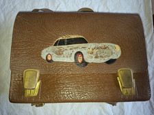 Schulranzen Leder Schultasche Rückenranzen alt nostalgie retro vintage deko