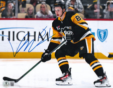 BEN KINDEL signed (PITTSBURGH PENGUINS) Hockey 8X10 photo BECKETT BAS BW52107