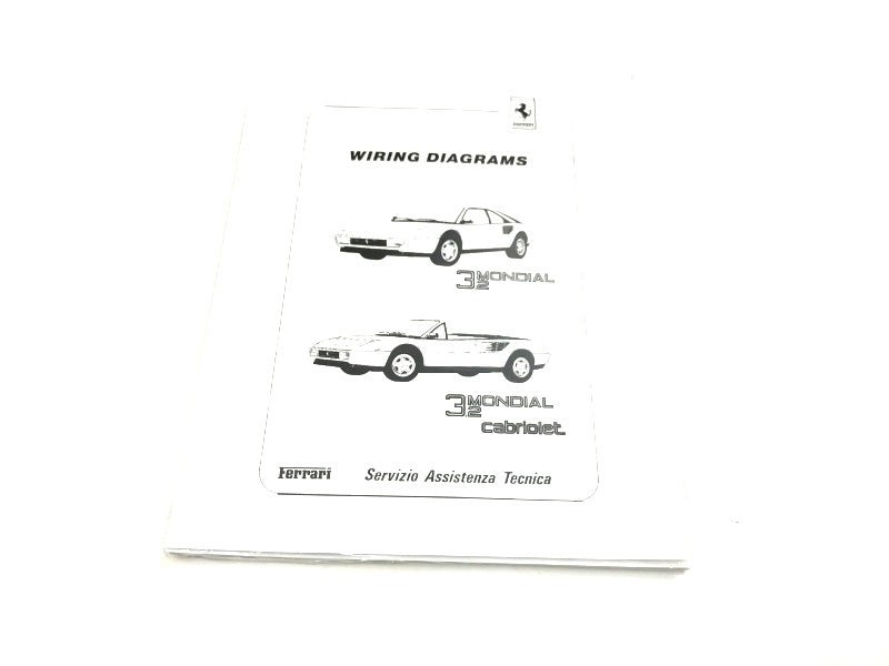 Reprinted Ferrari Mondial 3.2 Wiring Schematics