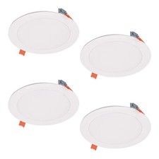 Halo Downlight 6In Matte White 12.6W 900 Lumen Led 4Pk