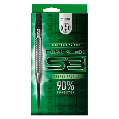 HARROWS DIMPLEX S3 TAPERED 22 GRAM STEEL TIP DARTS