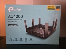 TP-Link MU-MIMO Archer C4000 Tri-Band Wireless Gigabit Router. Rapid For Gamers