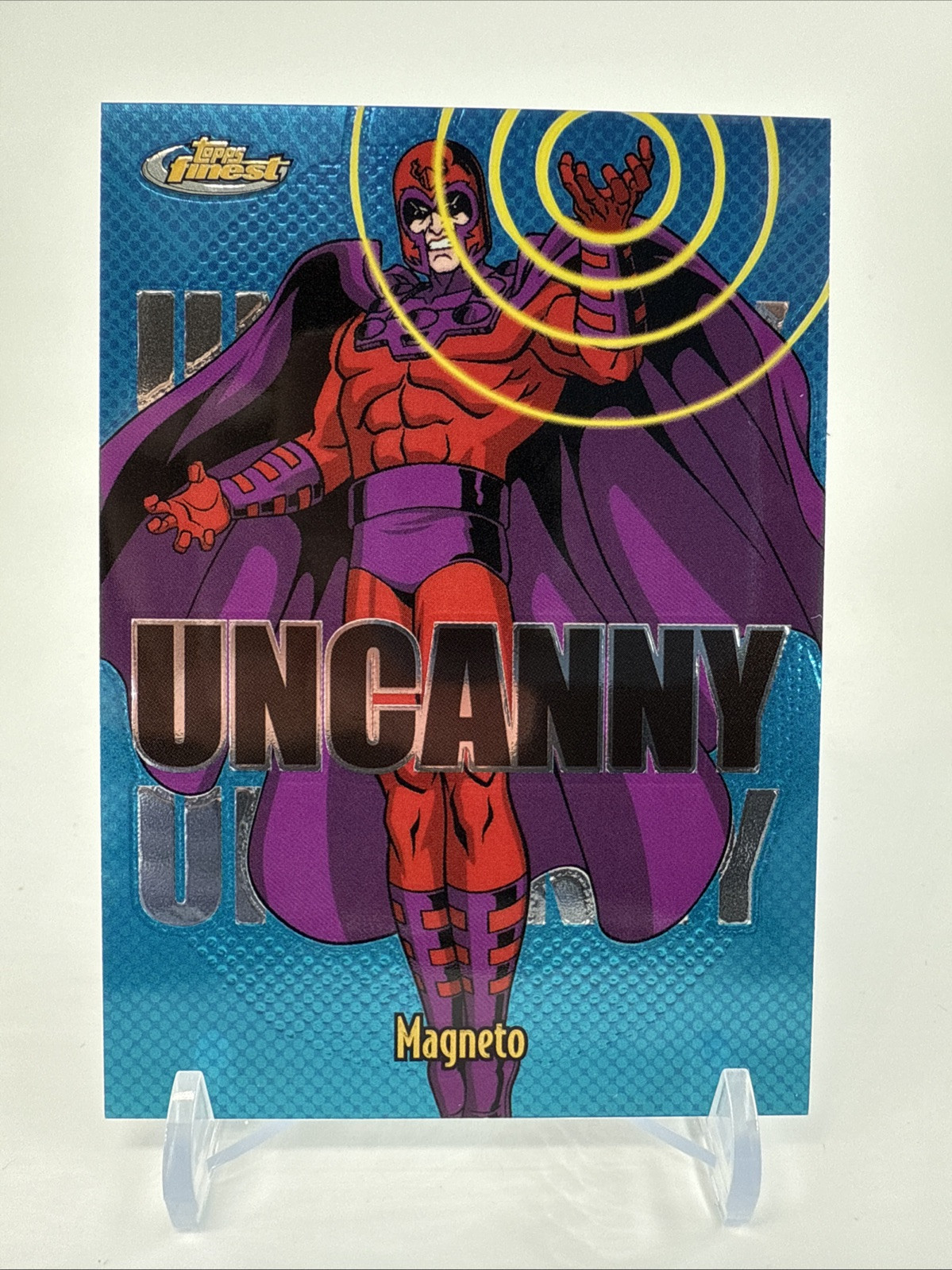 Topps Finest X-Men '97 #98 Magneto Uncanny Refractor SP