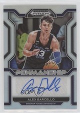 2022 Panini Prizm Draft Picks College Penmanship Silver Alex Barcello Auto 6k8