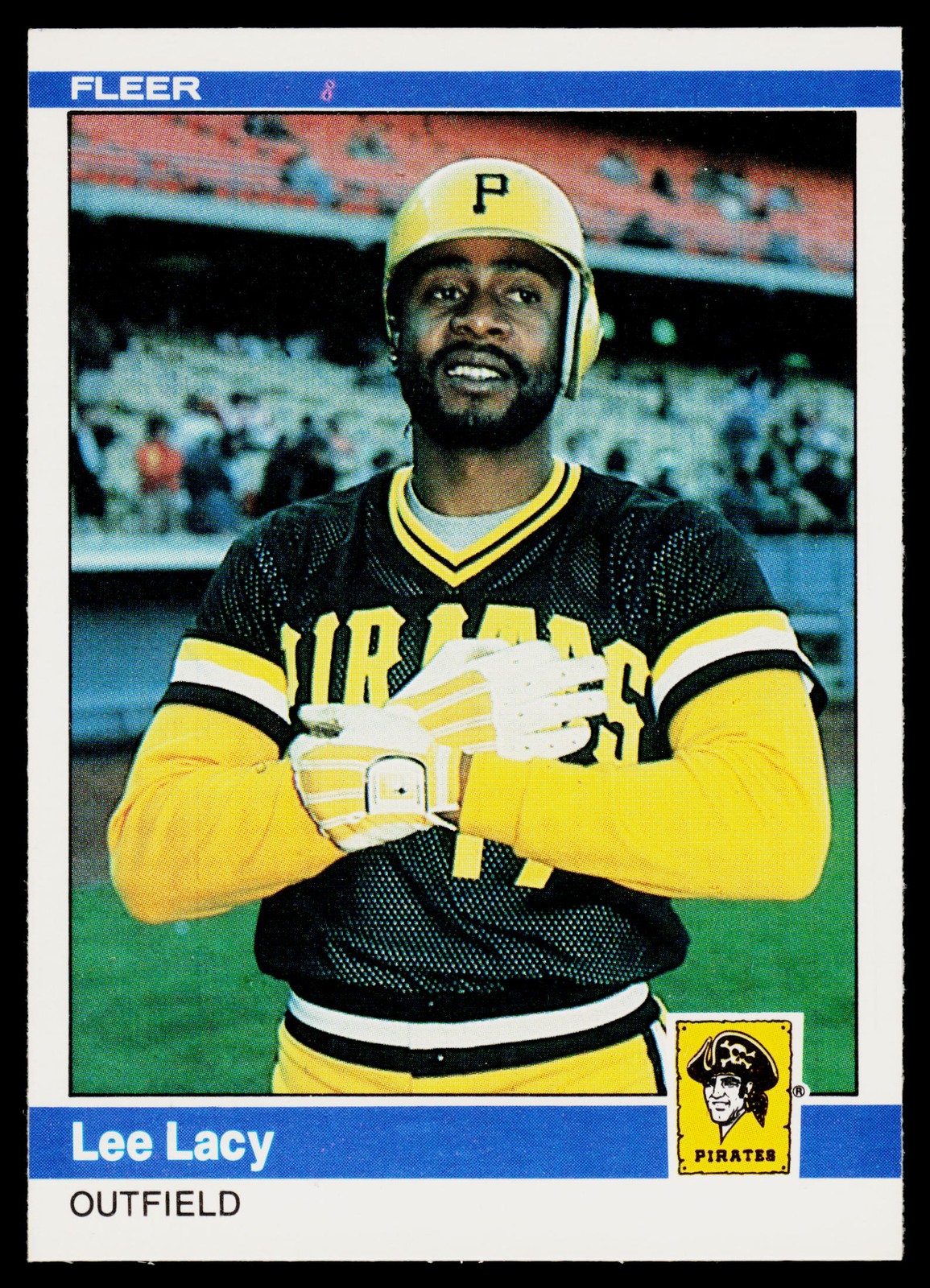 1984 Fleer #252 Lee Lacy - EX
