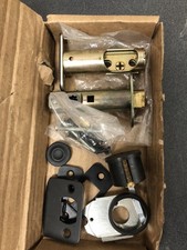 Emtek 4212US19 Melrose Handleset, Brass Modern Collection - Flat Black