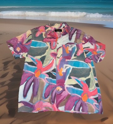 Rare Deus Ex Machina Jams World-Inspired Hawaiian Shirt Adult Small Vintage
