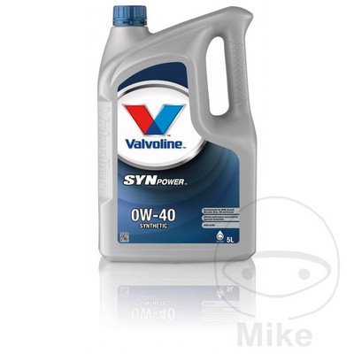 VALVOLINE Synthetisches Automotoröl 0W40 SYNPOWER 5L