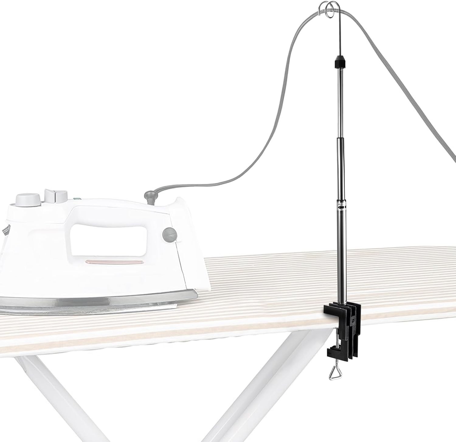 Universal Flexible Iron Cord Holder, Steam Iron Cord Holder Ironing Boards