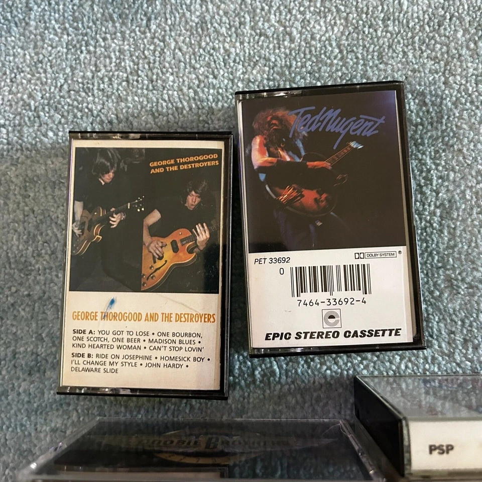 Cassette Tape Lot Steve Miller Dire Straits Doobie Brothers Stevie Ray Vaughn - Image 4 of 4