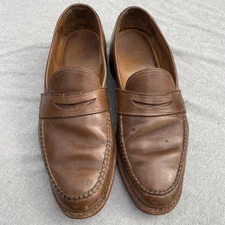 Allen Edmonds Loafers Mens Size 12 D Brown Leather Penny Shoes Dainite Sole