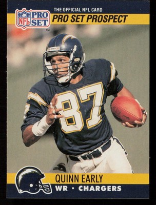Quinn Early 1990 Pro Set #749 San Diego Chargers