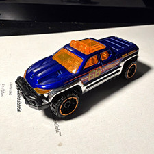 Hot Wheels Off Duty 2017 1:64 Diecast Truck Blue/Orange/White/Black