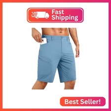Stlight Men's Hiking Cargo Shorts 8"/10" Quick Dry Lightweight Casual Shorts for