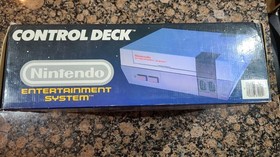 Nintendo NES Control Deck Console Boxed PAL Variant with Controller and Manuals