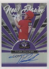 2019 Leaf Valiant New Dawn Purple Prismatic 15/15 Tyler Callihan Auto uk2