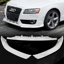For 2008-2012 Audi A5quattro Stp-style Painted White Front Bumper Spoiler Lip