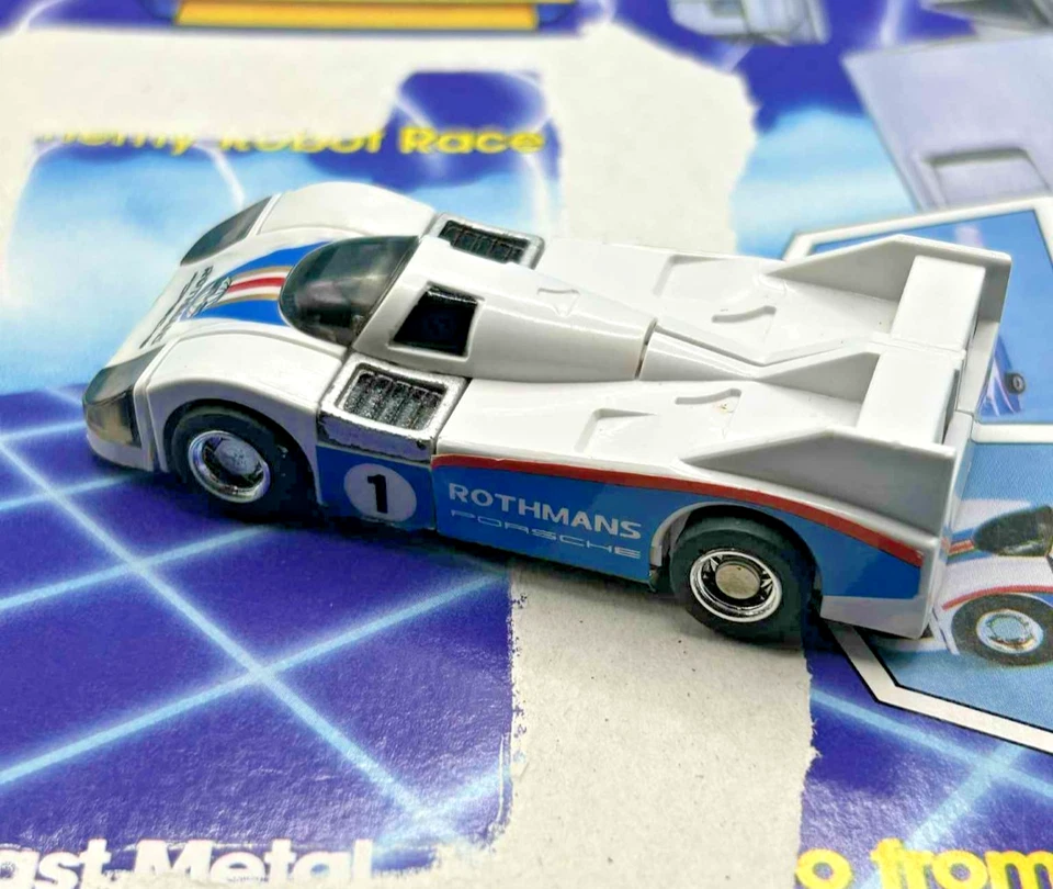 Tarjetero completo blanco vintage GOBOTS CRASHER MR-20 alta calidad Foto 3 de 4