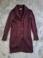 UGG Cotton Hayley Long Cardigan Womens Size Xs/S  Maroon