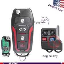 For 2006 2007 2008 2009 2010 Ford Focus Flip Remote Key Fob 4d63 Chip Upgrade