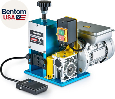 180W Electric Wire Stripper Machine, 0.06''-1'' Automatic Wire Stripping Machine,