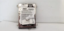 WESTERN DIGITAL WD7500BPKX 750GB NOTEBOOK HARD DRIVE, 5VDC, 0.55A