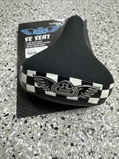 NEW Saddle SE Bikes Flyer Checkerboard Black & White