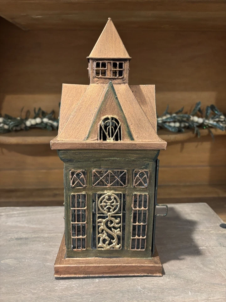 Beautiful Echo Valley Ellington Architectural Candle Lantern 11" ~NICE~ - Image 4 of 4