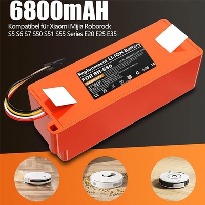 6800mAh 14,4V Akku für Xiaomi Mijia Roborock S50 S51 S55 Roboterstaubsauger 2026