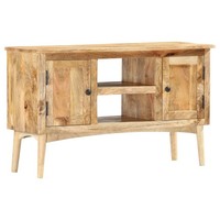 Sideboard 100X35X60 Cm Massivholz Mango